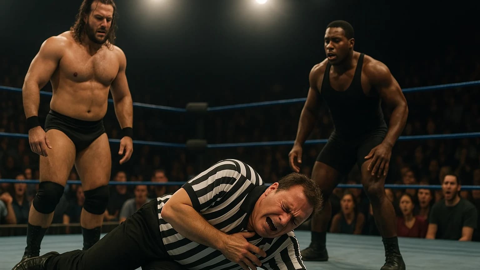 When Wrestling Takes a Turn: Ref’s Seizure Shakes the Ring and Calls for Prayers