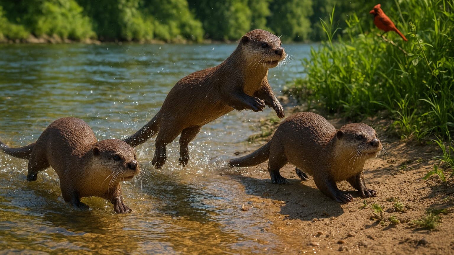 Otters on the Rebound: The Heartwarming Comeback of North America's River Survivors
