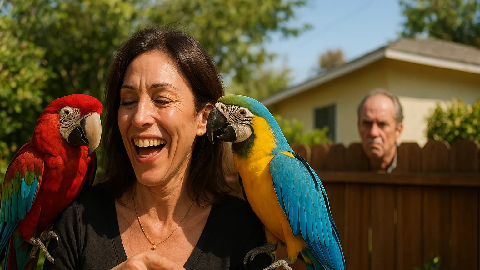 Parrot Drama: Heidi Fleiss Faces Off with Neighbor Over Feathered Friends
