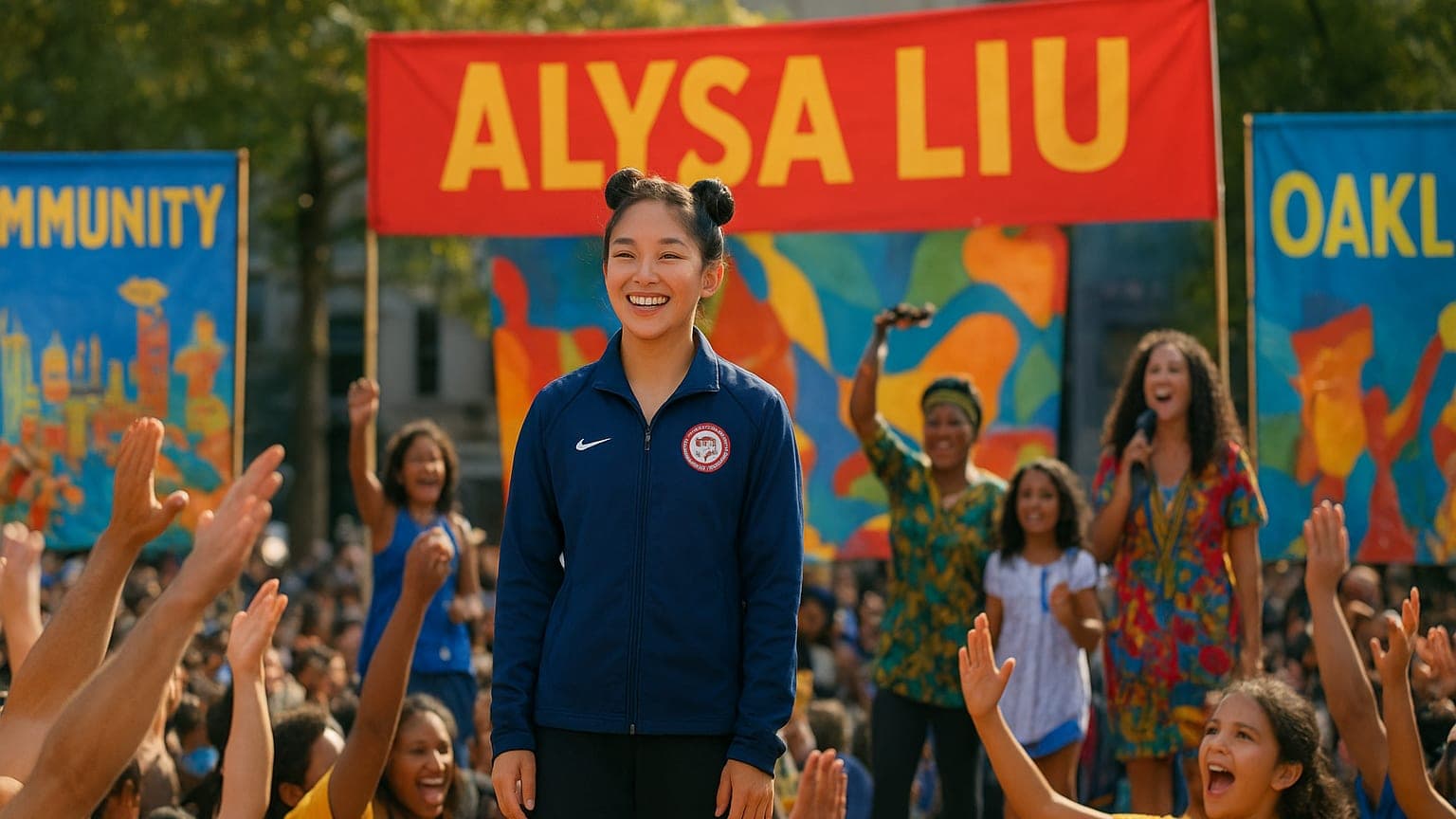 Alysa Liu forgoes Parade Glam for Hometown Love: A Celebration Rally in Oakland!