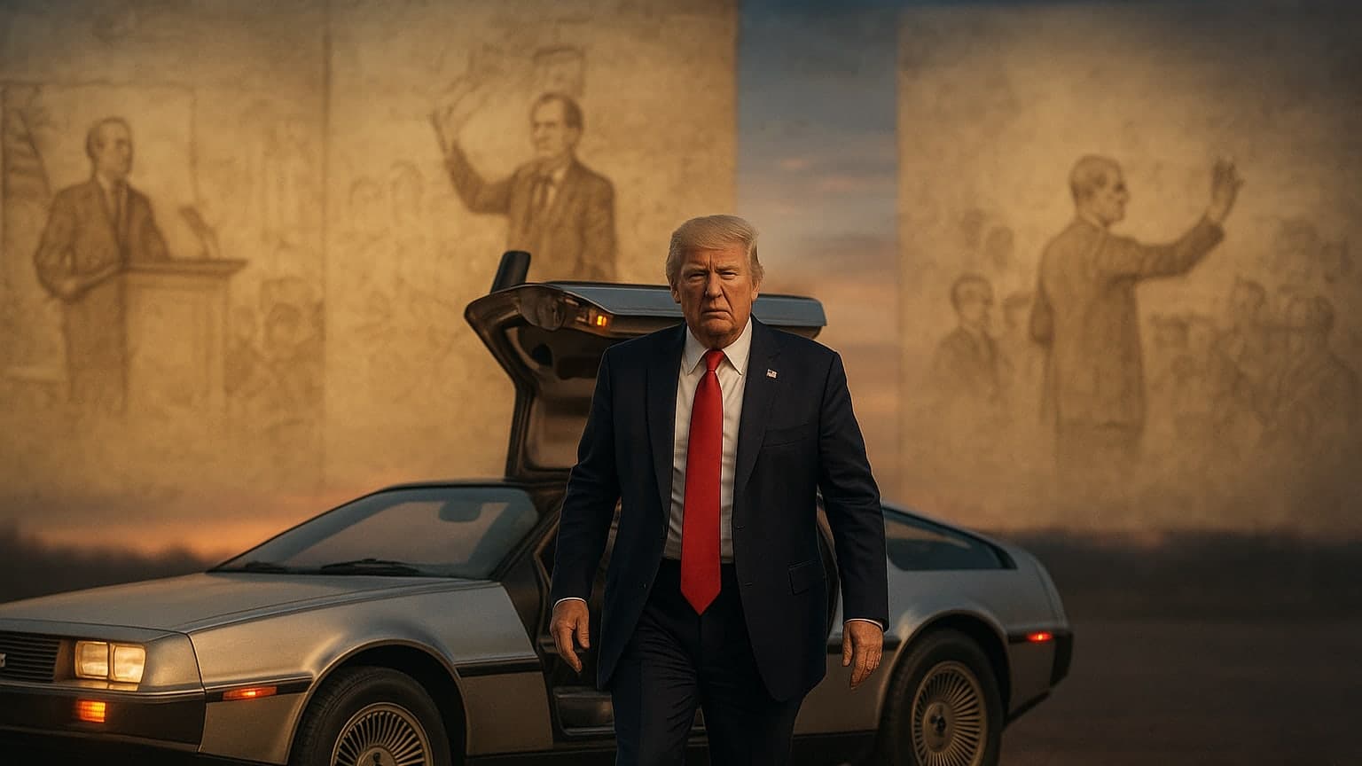 Is Trump a Time Traveler? The Bizarre Conspiracy That’s Buzzing!