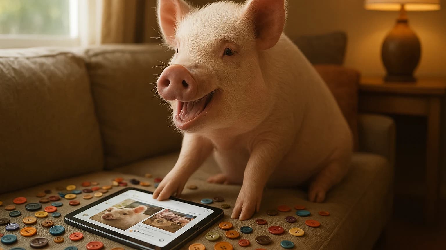 Merlin the Pig: The Insta-Star Who Proved Pigs Can Fly (to Fame)!