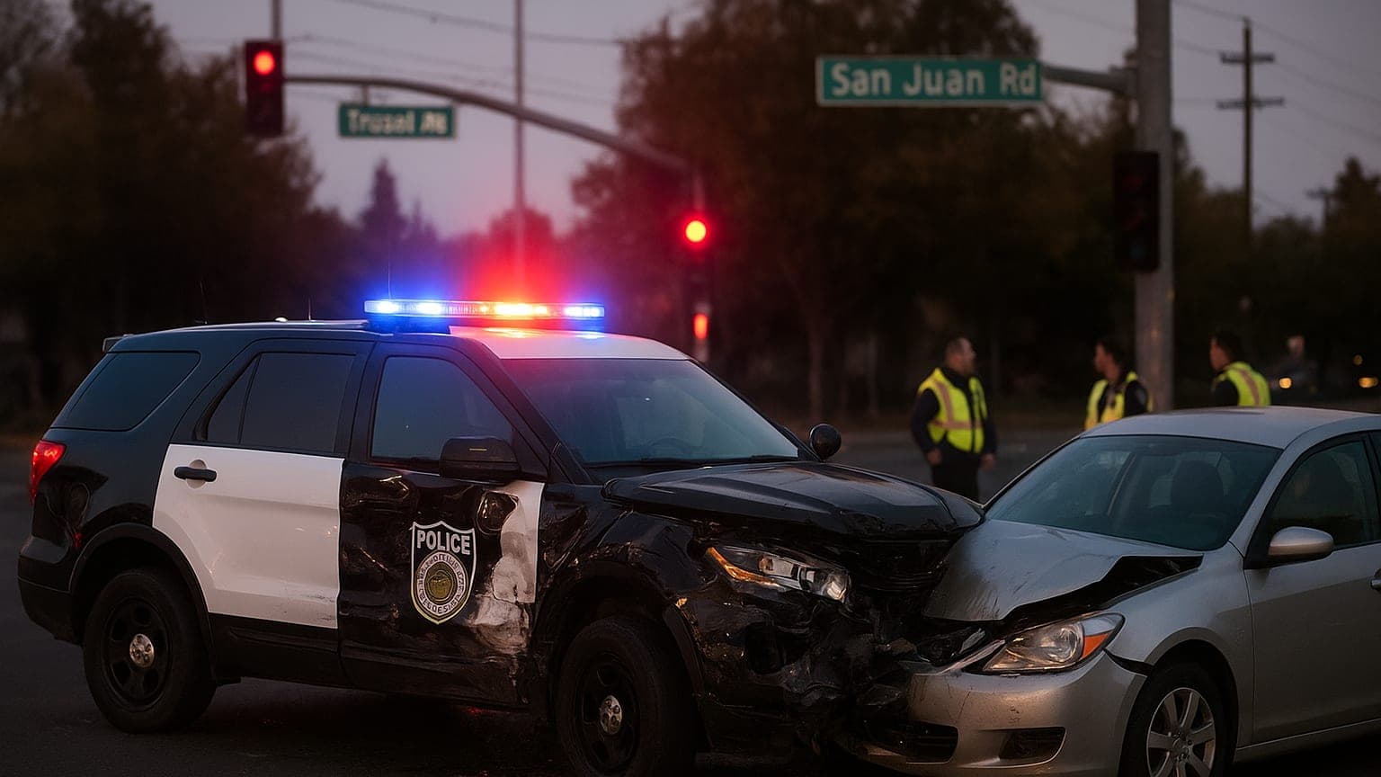 Police Vehicle Crash in South Natomas: What We Know So Far