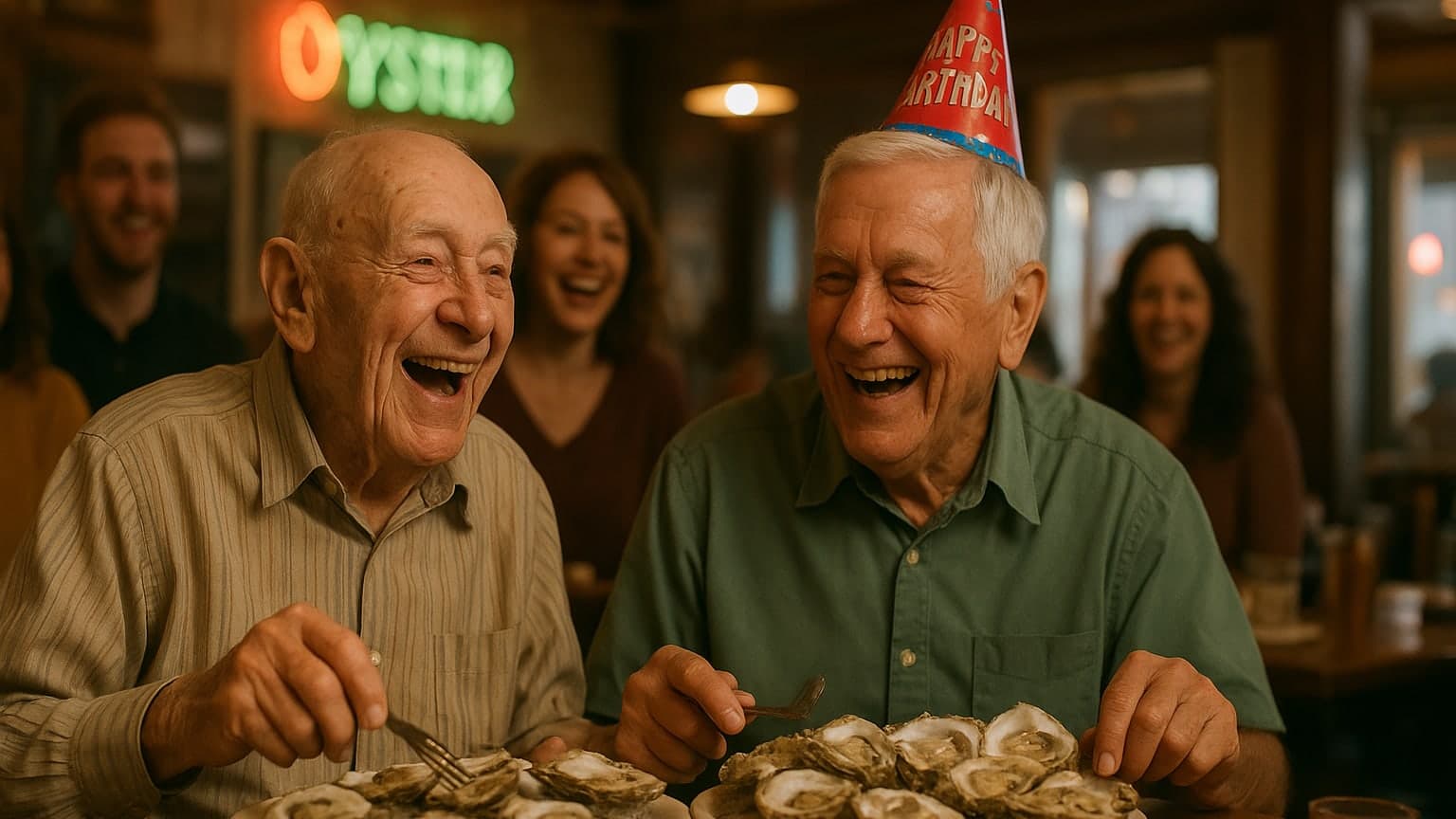 Father and Son Cash in on 54-Year-Old Promise for Free Oysters – You Won’t Believe How!