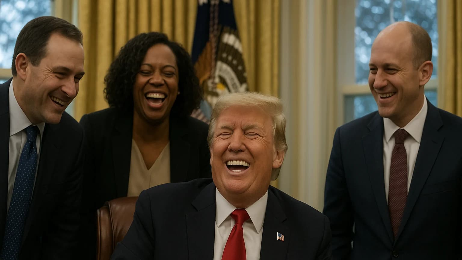 Trump's-Giggles-and-Iran's-New-Supreme-Leader: When Politics Gets Comedic