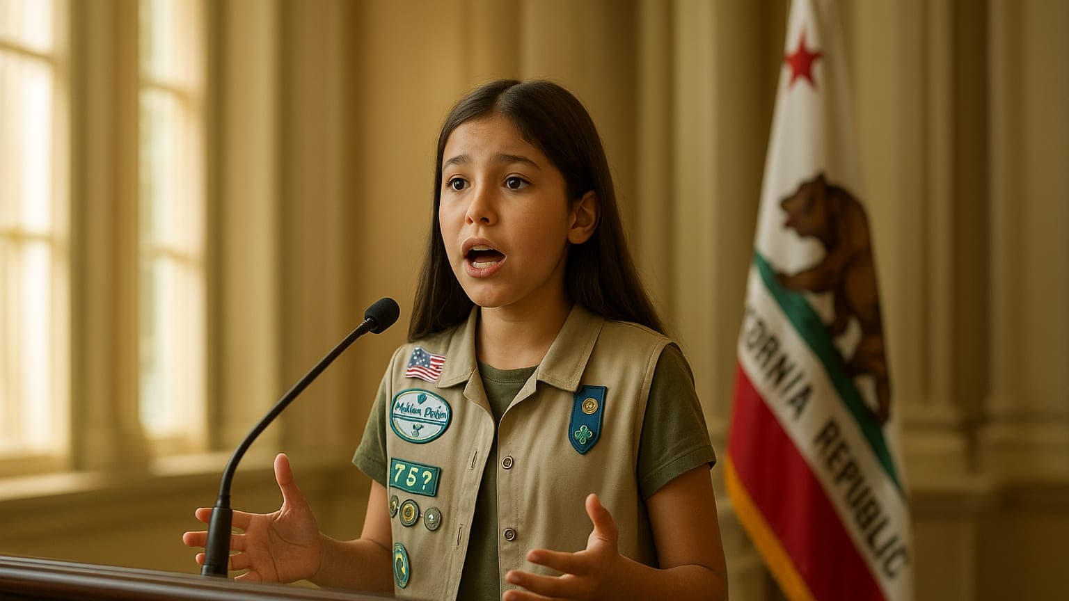 How a Sacramento Girl Scout is Turning Up the Heat on School Safety