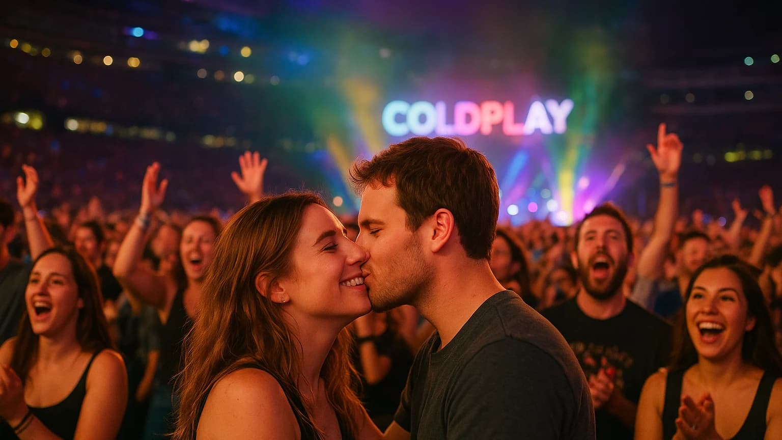 Kiss Cam Drama: Kristin Cabot’s Coldplay Night Takes an Unexpected Turn!