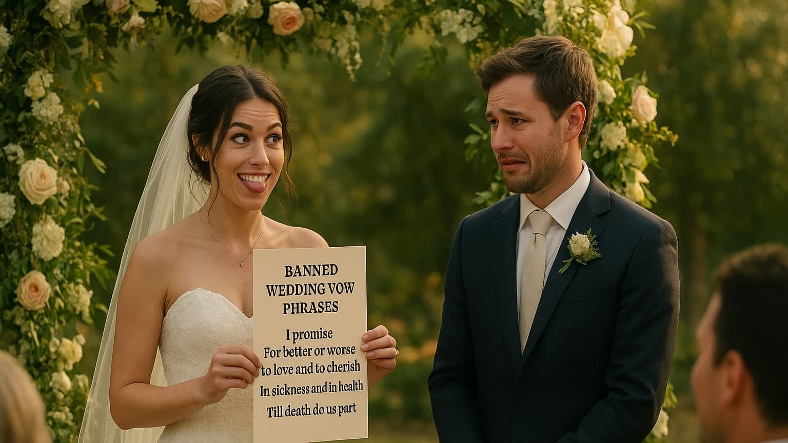 Vows Gone Viral: Influencer Bans Clichés from Her Wedding Ceremony!