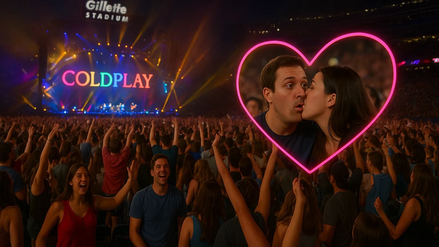 Caught on Camera: Kristin Cabot's Coldplay Concert Drama Unfolds!