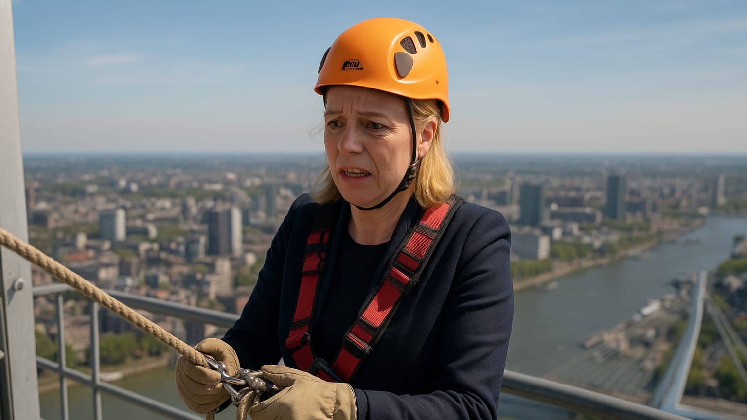 Mayor's Daring Plan: Abseil from the Sky to Boost Voter Turnout!