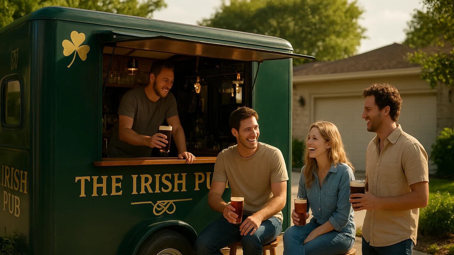 Rolling Irish Cheers: The Portable Pubs Taking New England by Storm!