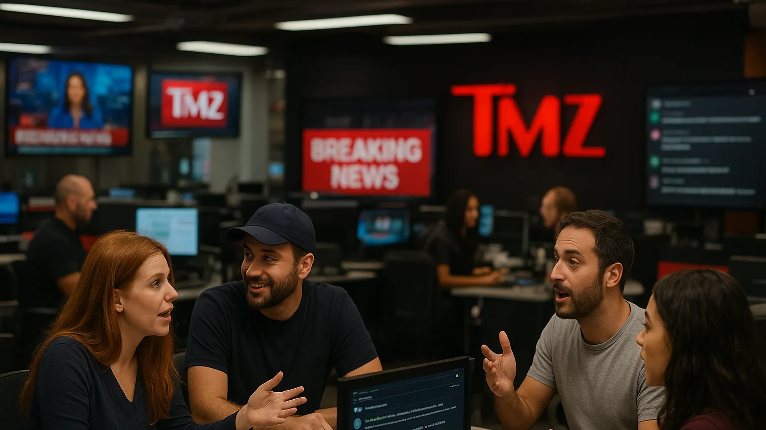 Behind the Scenes at TMZ: Live Newsroom Action You Can't Miss!