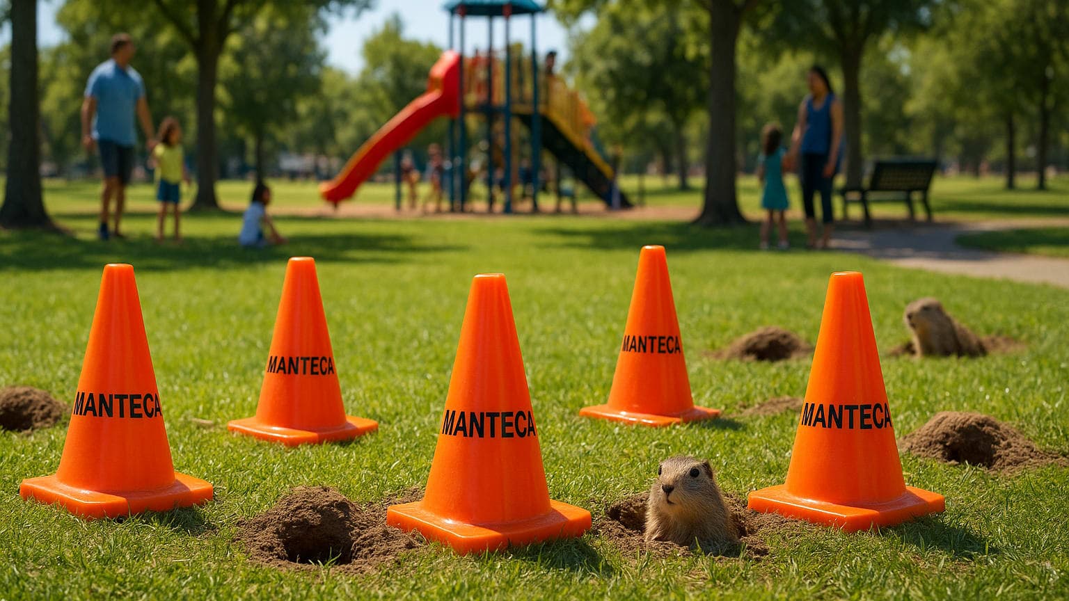 Gopher Panic! Manteca’s Parks Face a Furry Invasion