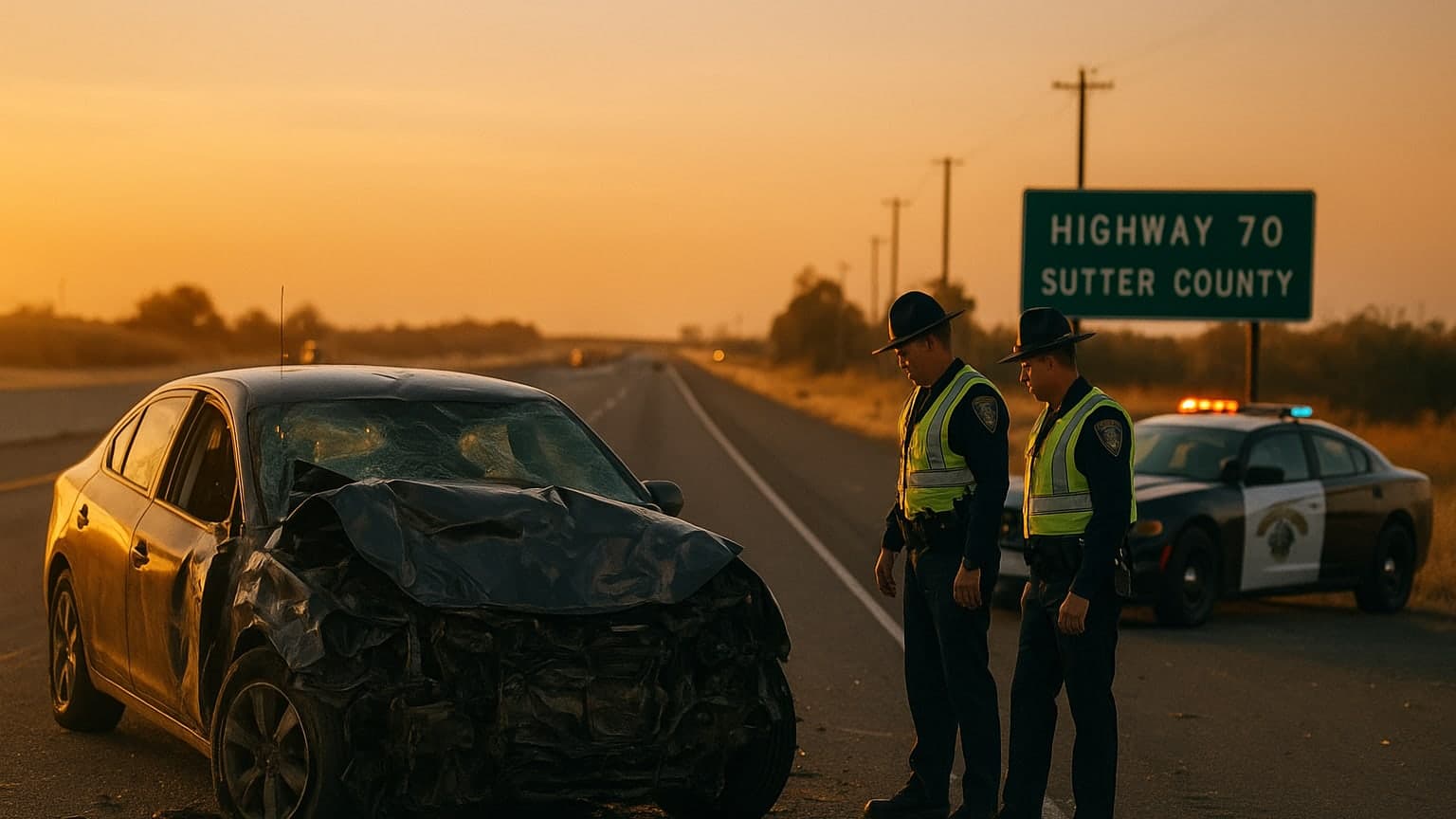 Highway to Trouble: A DUI Crash in Sutter County Leaves One Driver Grounded