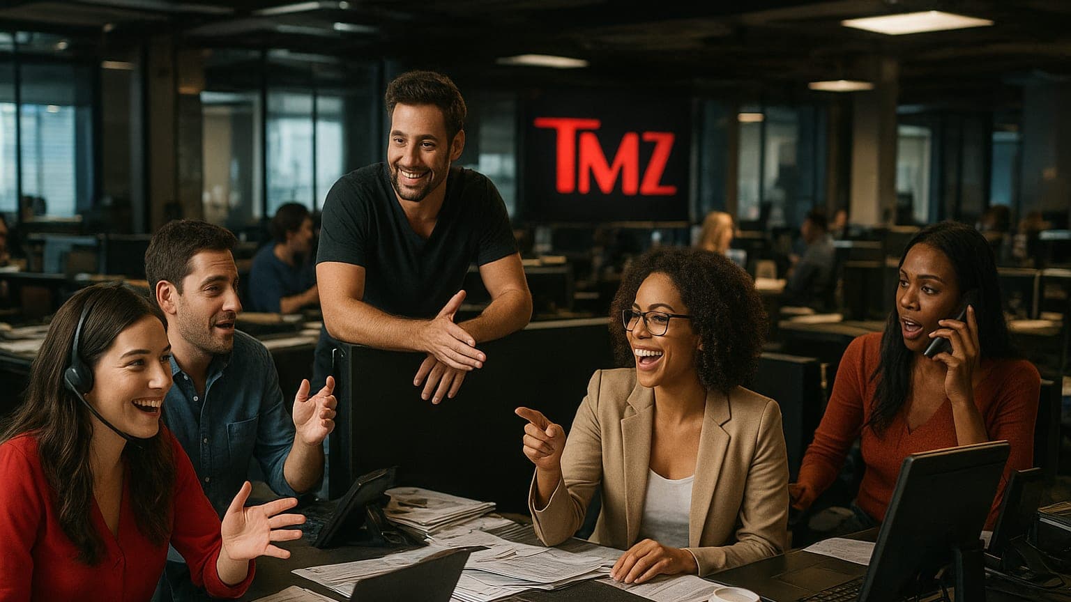 Get a Front-Row Seat to TMZ's Wild Newsroom Drama!