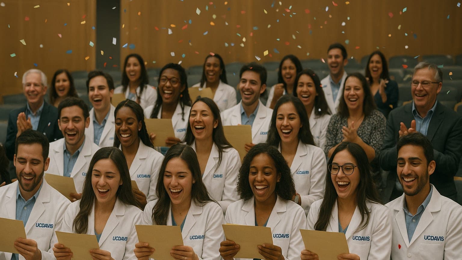 Match Day Magic: UC Davis Students Discover Their Future in a Flash!