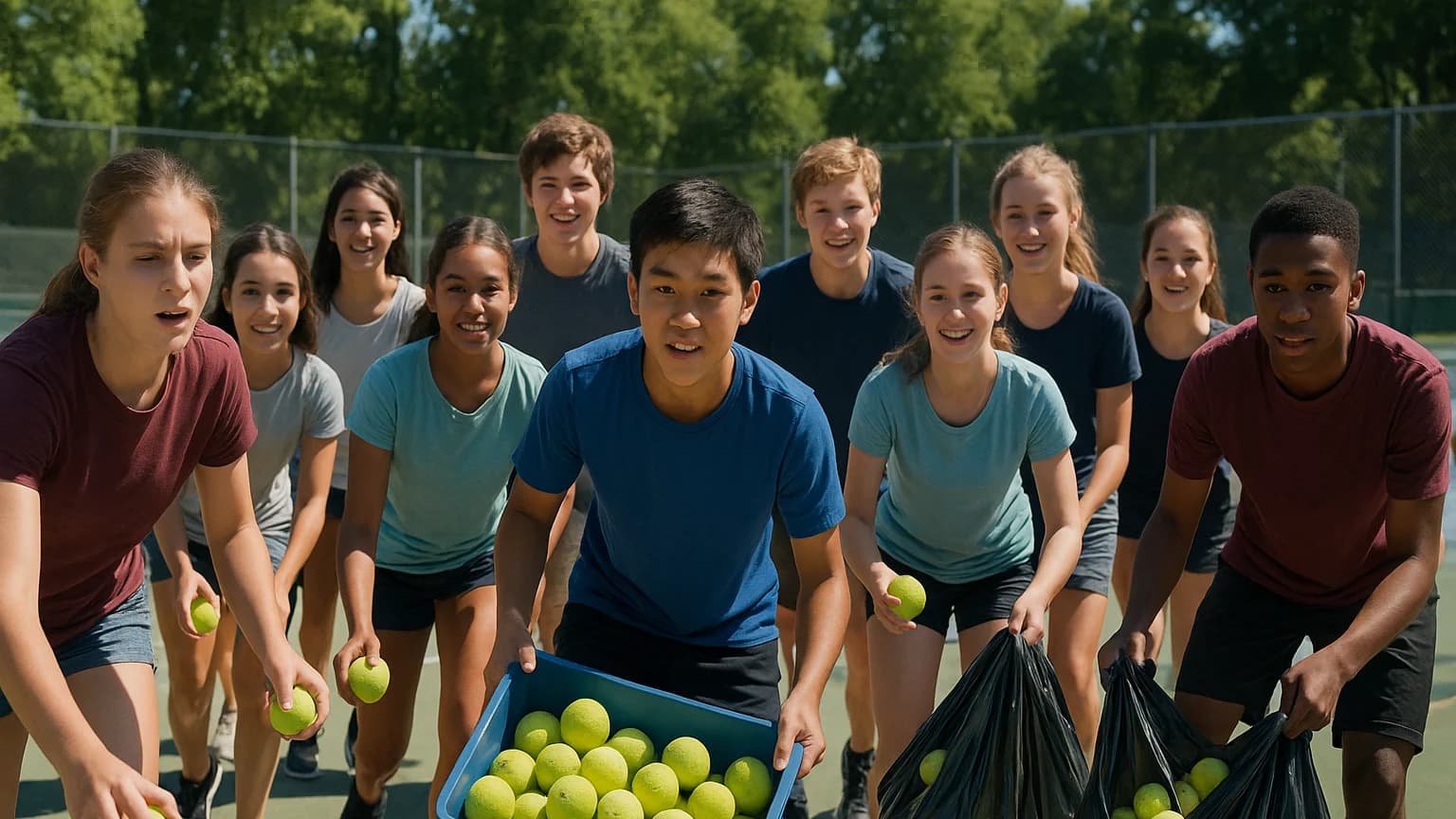 Teens Serve Up a Recycling Revolution: How 12 Students are Tackling Waste One Pickleball at a Time!
