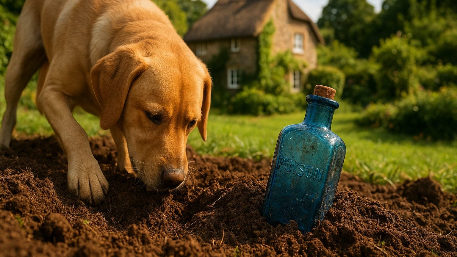 Dog Discovers 160-Year-Old Poison Bottle, Unravels a Shocking Murder Mystery!