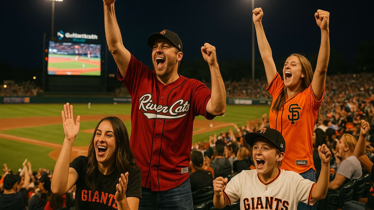 Baseball is Back! River Cats & Giants Kick Off the Season with a Thrilling Showdown
