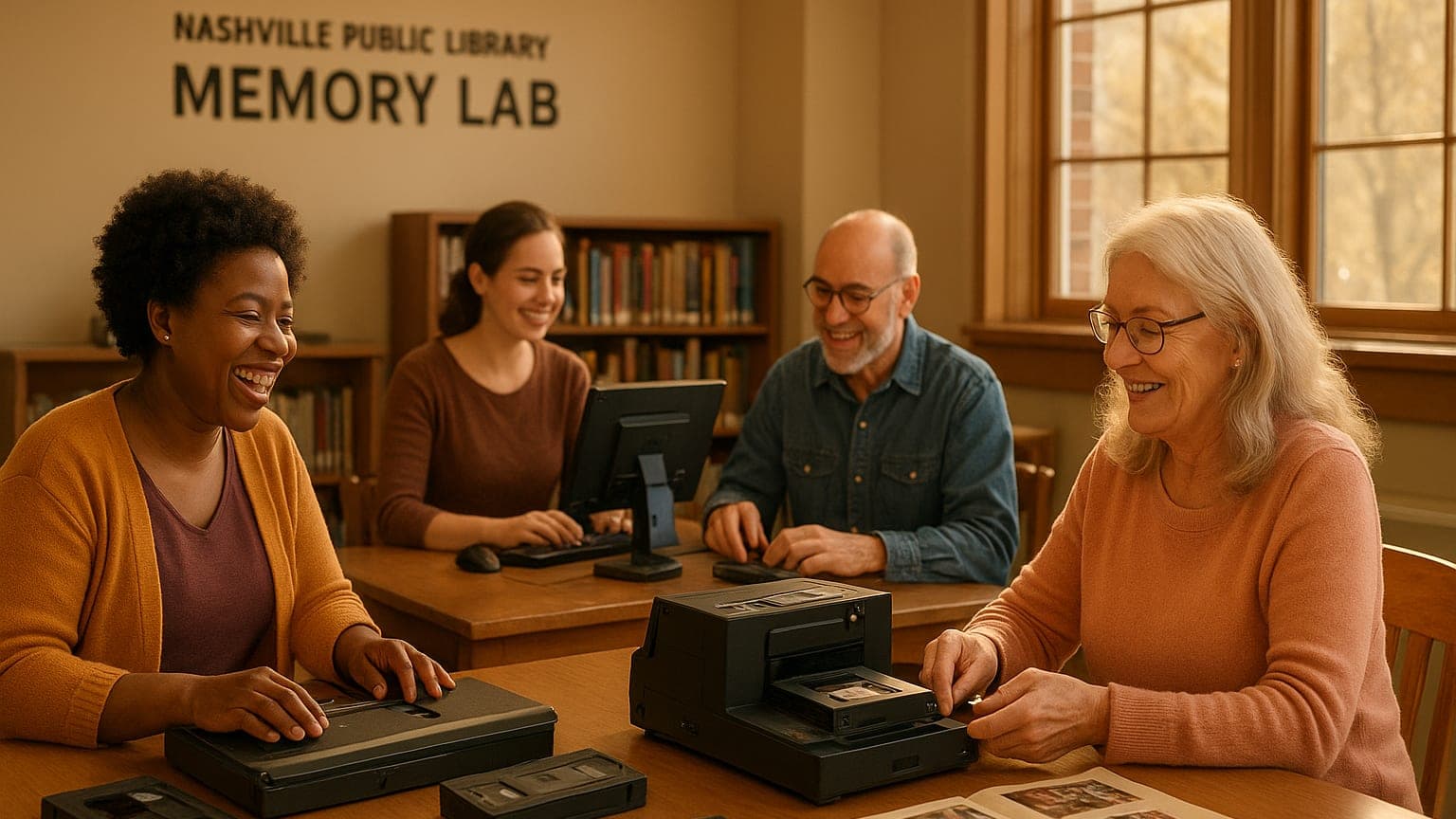Preserve Your Memories: Nashville Public Library's Free Digitization Lab is Here!