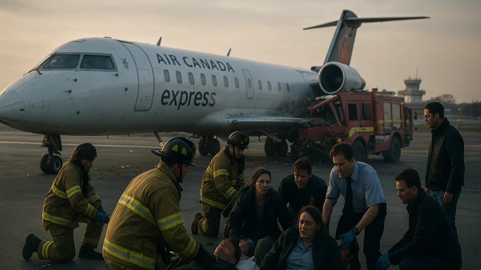Tragedy at LaGuardia: Two Pilots Killed in Devastating Collision with Fire Truck