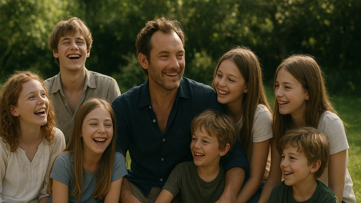 Jude Law’s Family Drama: Seven Kids, Hollywood Dreams, and a Scandalous Incident!