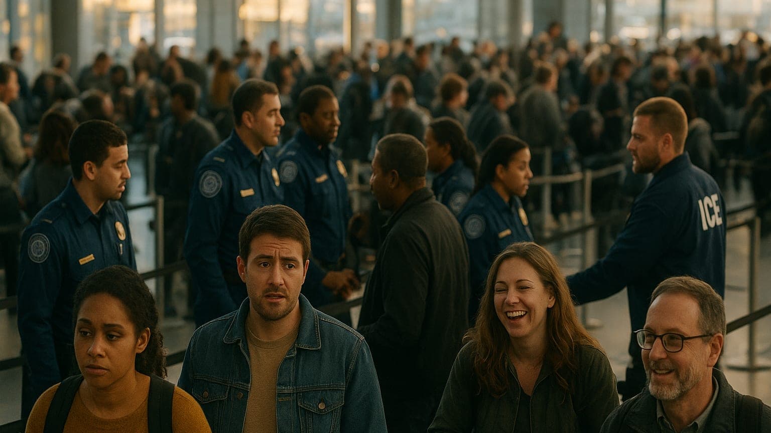Lights, Lines, and ICE: The New Reality at U.S. Airports