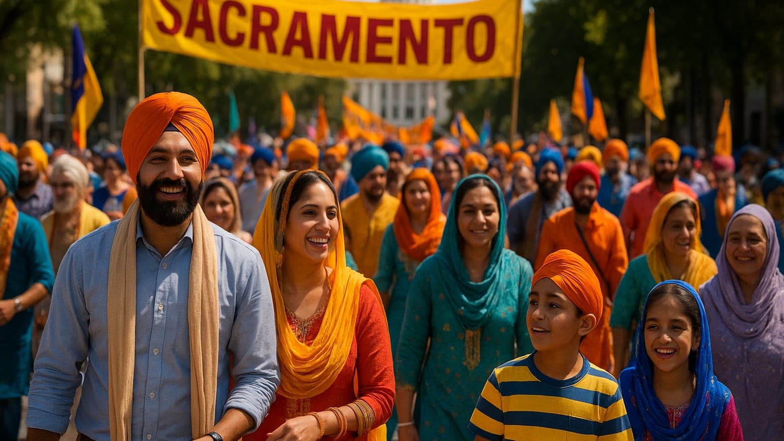 Growing Together: Sacramento's Sikh Parade Celebrates Community and Culture