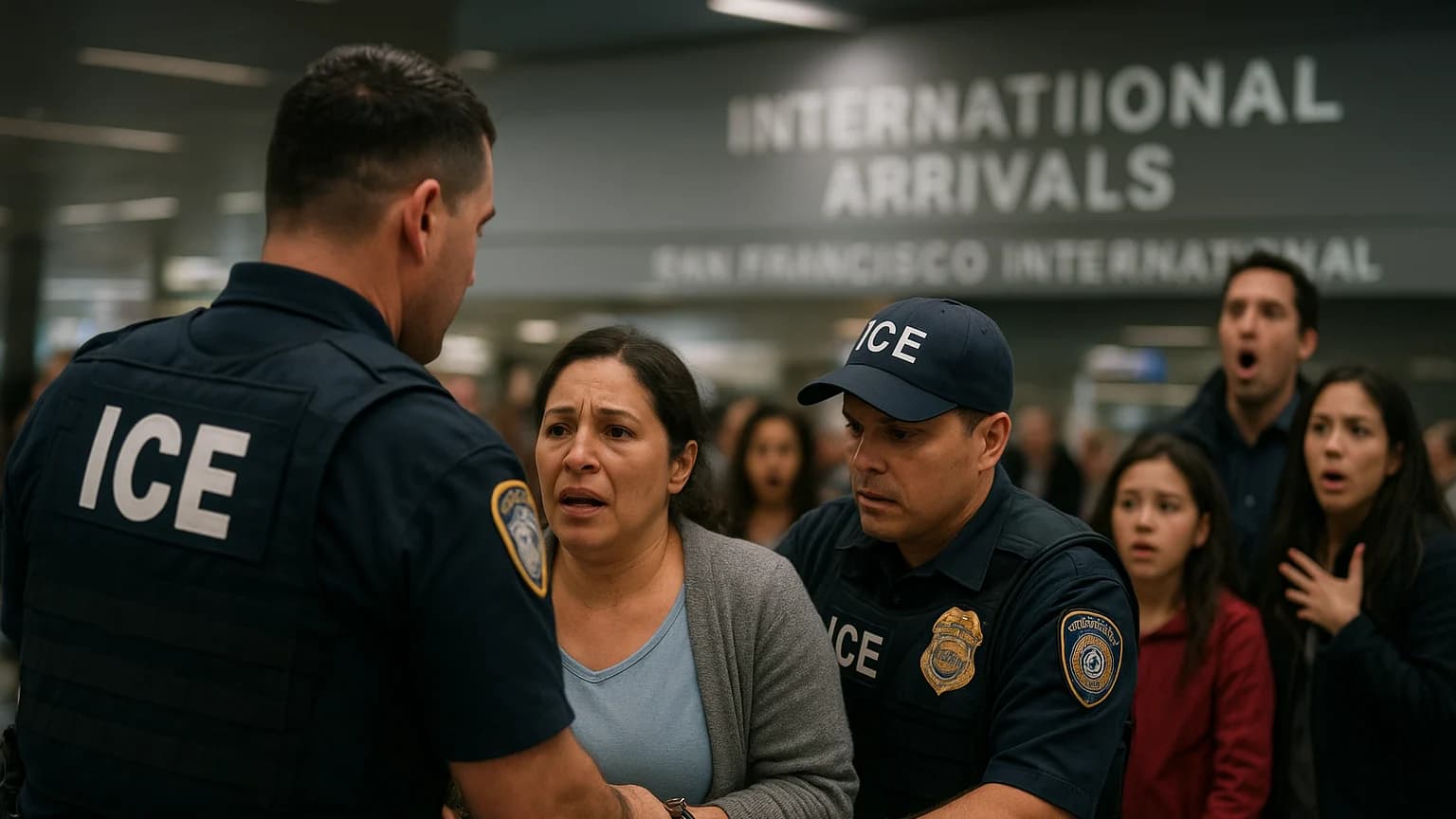 Airport Drama: When a Mom Meets ICE—No, This Isn't a Movie!