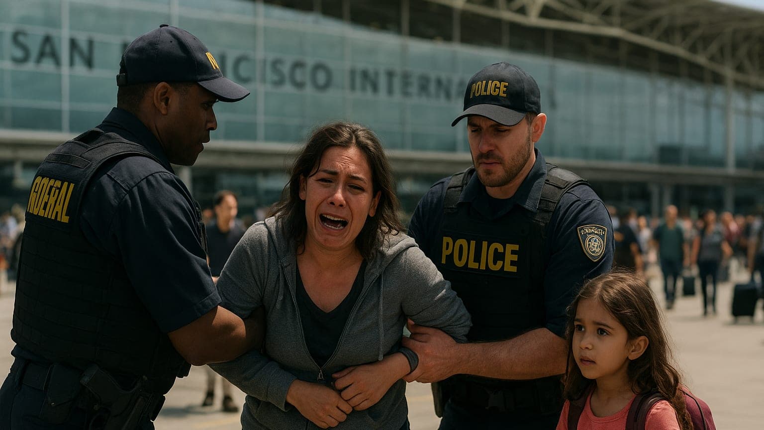 Tearful Arrest at SFO: A Dramatic Encounter That Sparked Outrage