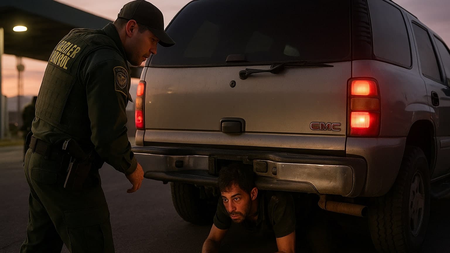 A Tight Squeeze: Man Found Hiding in SUV's Gas Tank at Border