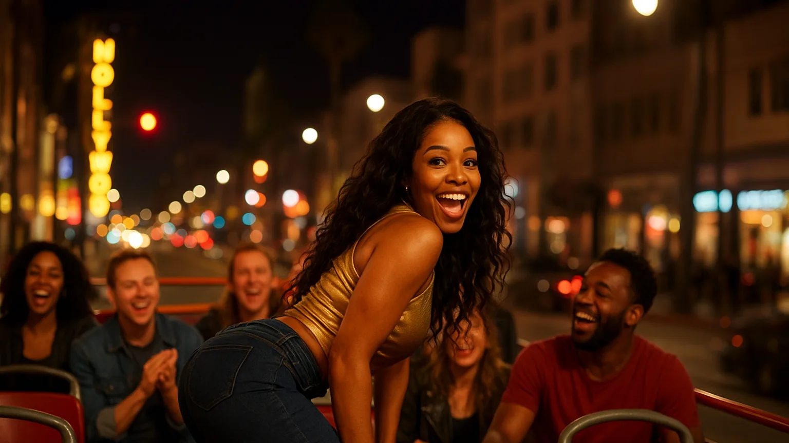 Porscha Coleman Turns "TMZ After Dark" into a Wild Bus Adventure!