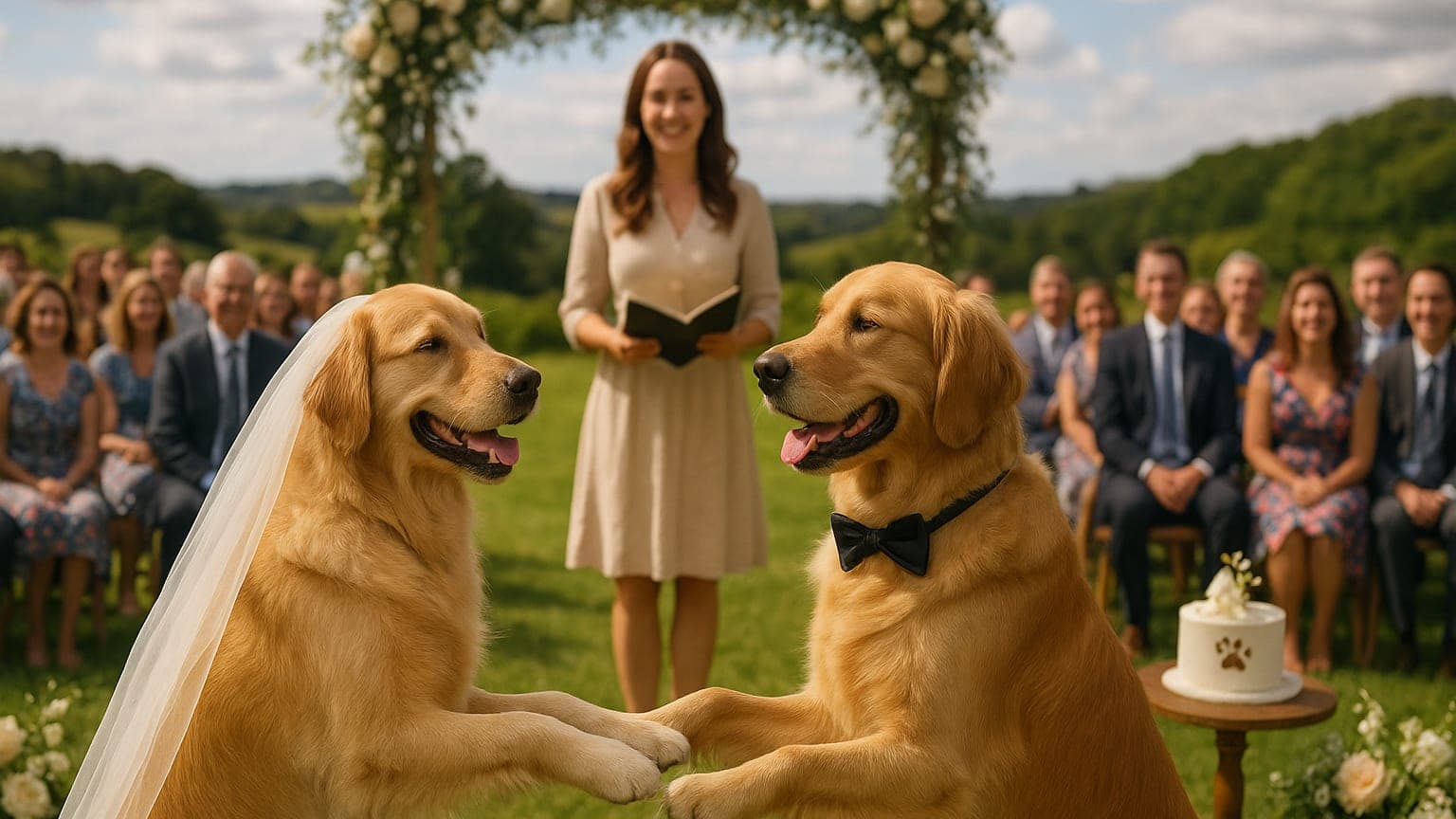 When Tails Wagged for Love: The Unforgettable Wedding of Maeve and Oakley