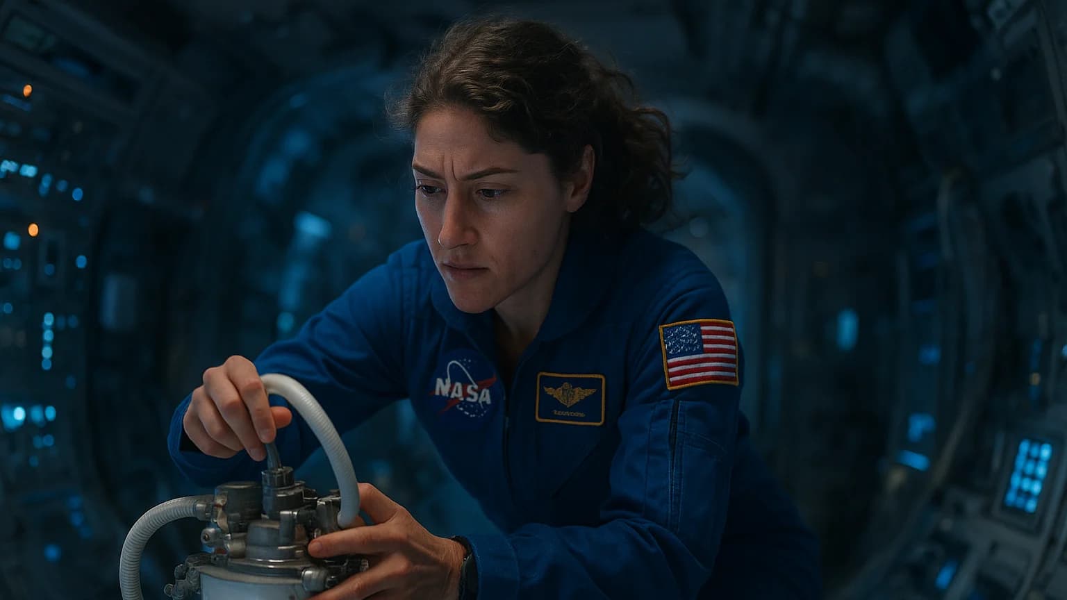 When Space Plumbing Goes Wrong: Christina Koch's Out-of-This-World Fix!
