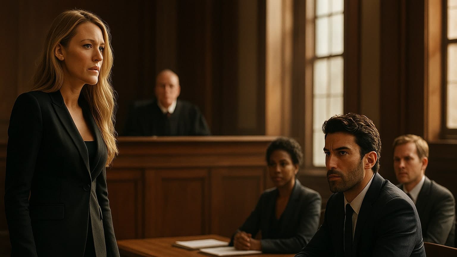 Serving Legal Drama: Blake Lively vs. Justin Baldoni in Courtroom Showdown