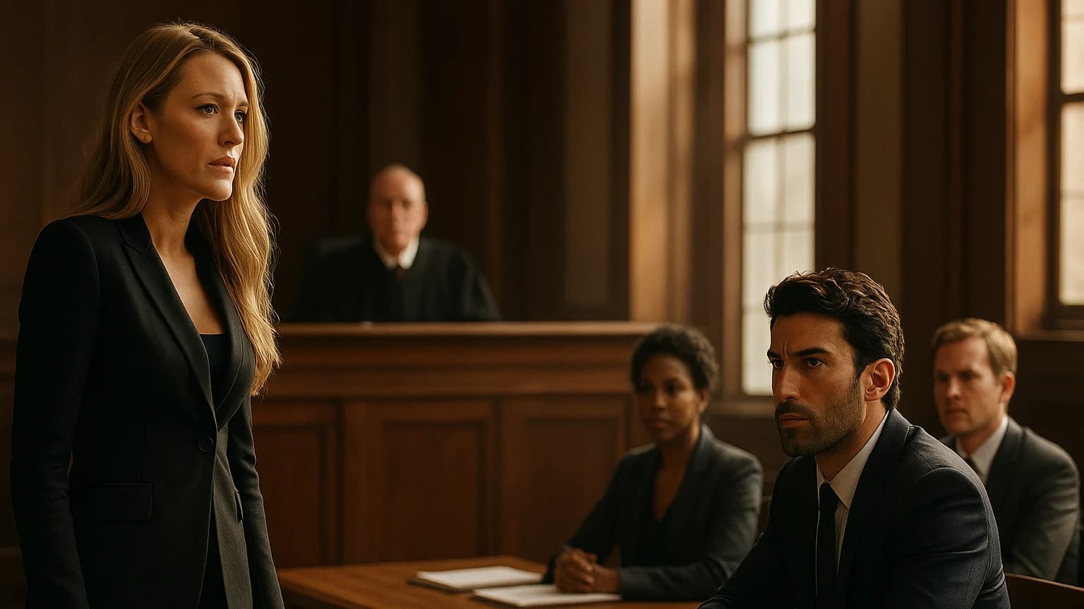 Serving Legal Drama: Blake Lively vs. Justin Baldoni in Courtroom Showdown