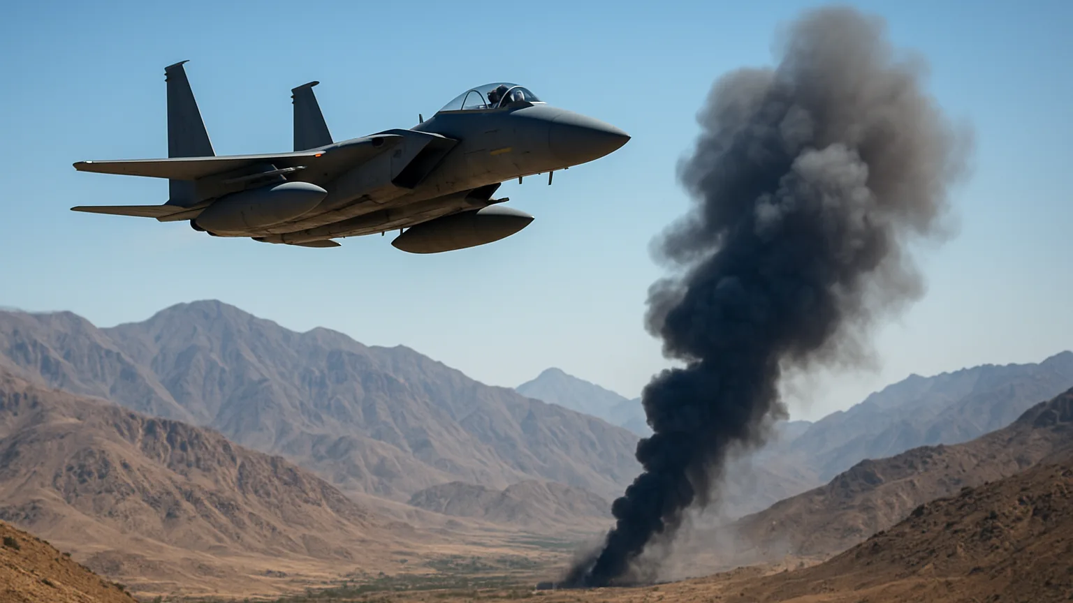 Jet Set: One Crew Member Rescued After U.S. Fighter Jet Takes a Dive in Iran