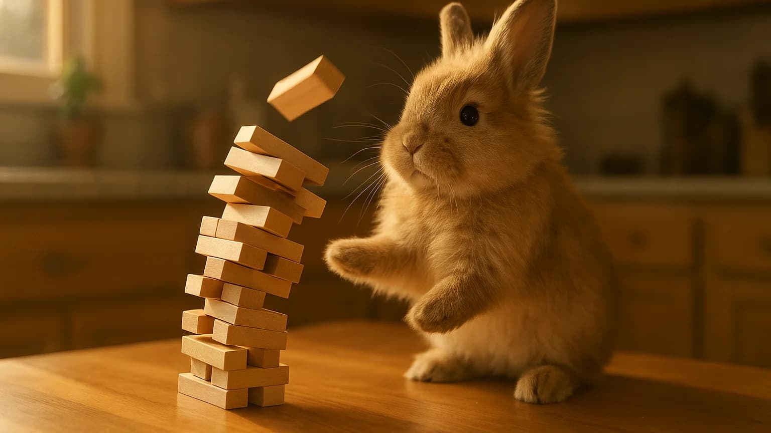 From Neglect to Jenga: How Morty the Bunny Became an Unexpected Champion