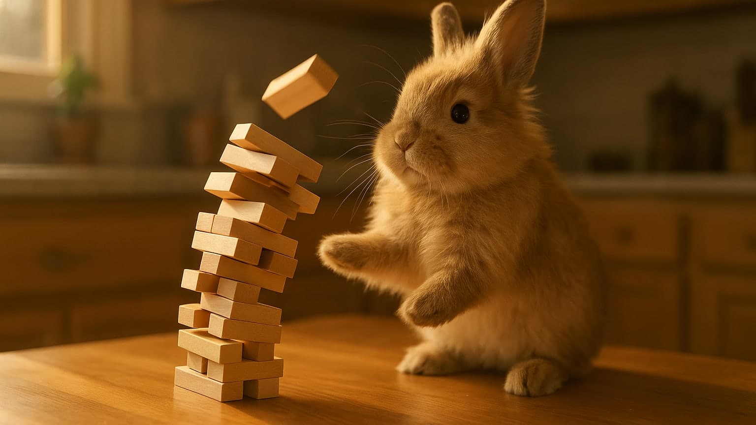 From Neglect to Jenga: How Morty the Bunny Became an Unexpected Champion