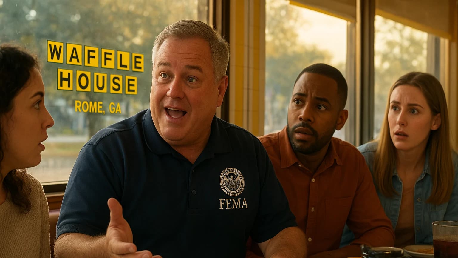 From Waffle Cravings to Teleportation: A FEMA Official's Bizarre Journey