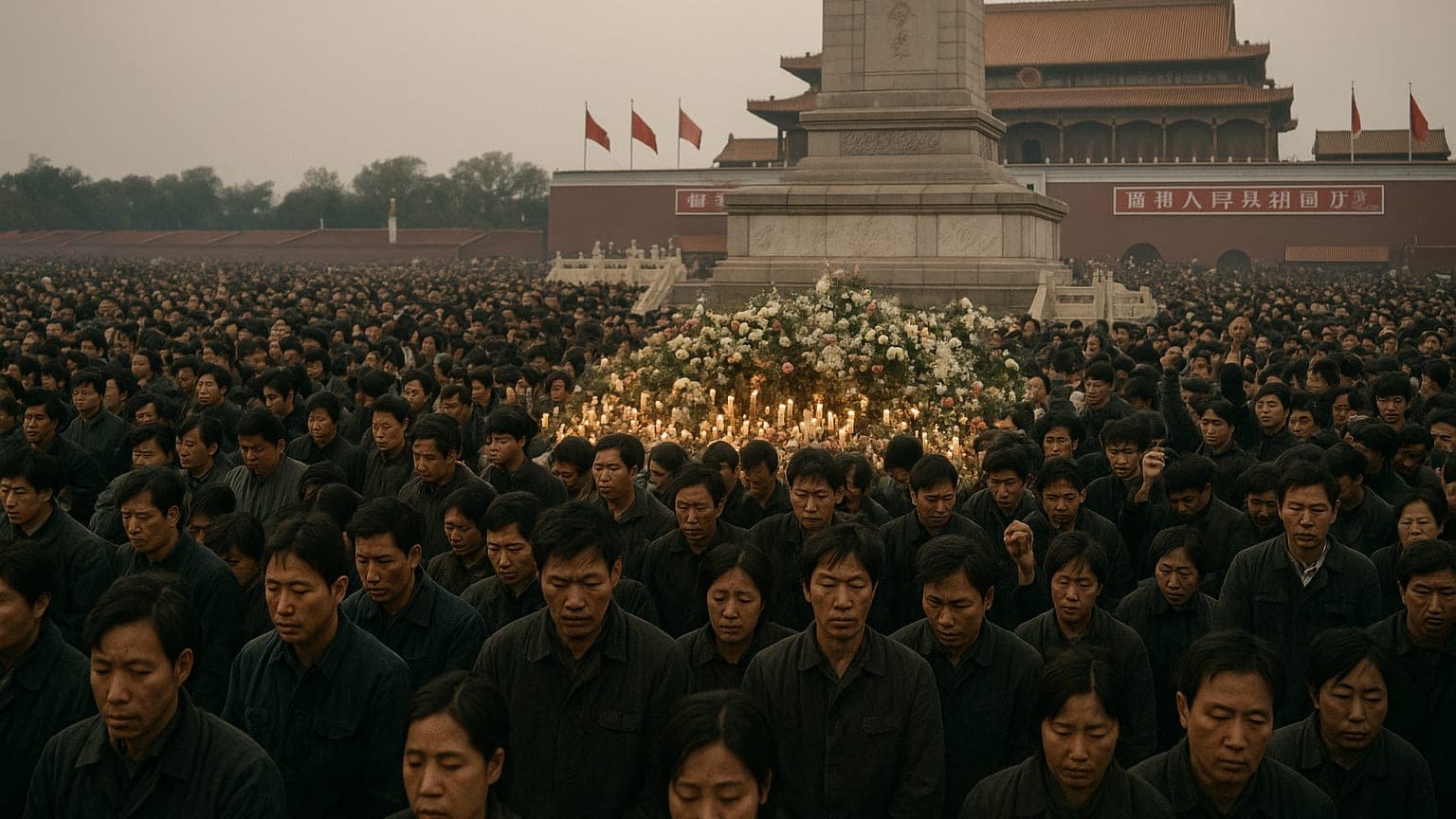 From Mourning to Uprising: The Day Grief Shook China