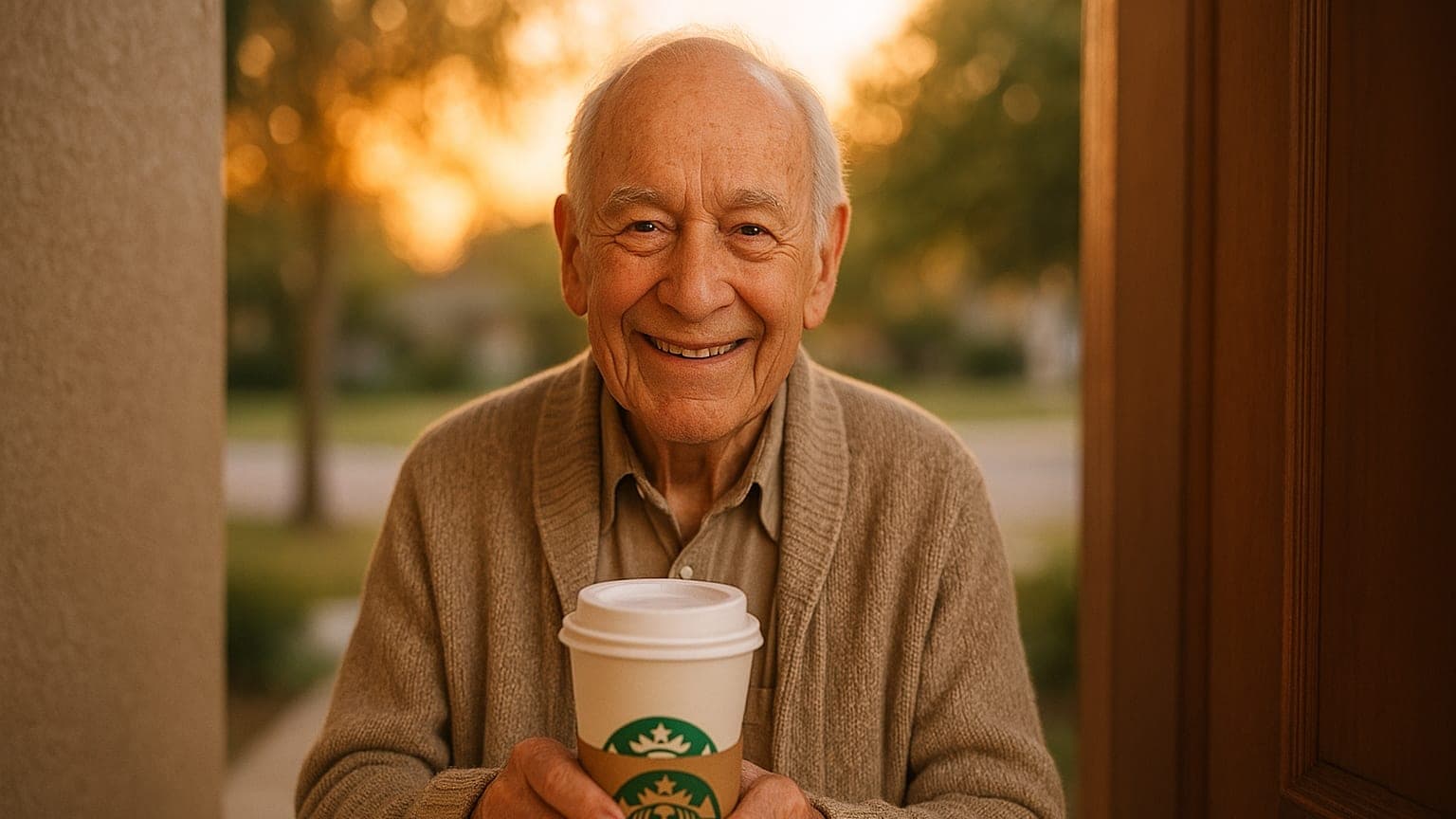 Grandpa Delivers Coffee and Nearly $1 Million in Kindness!