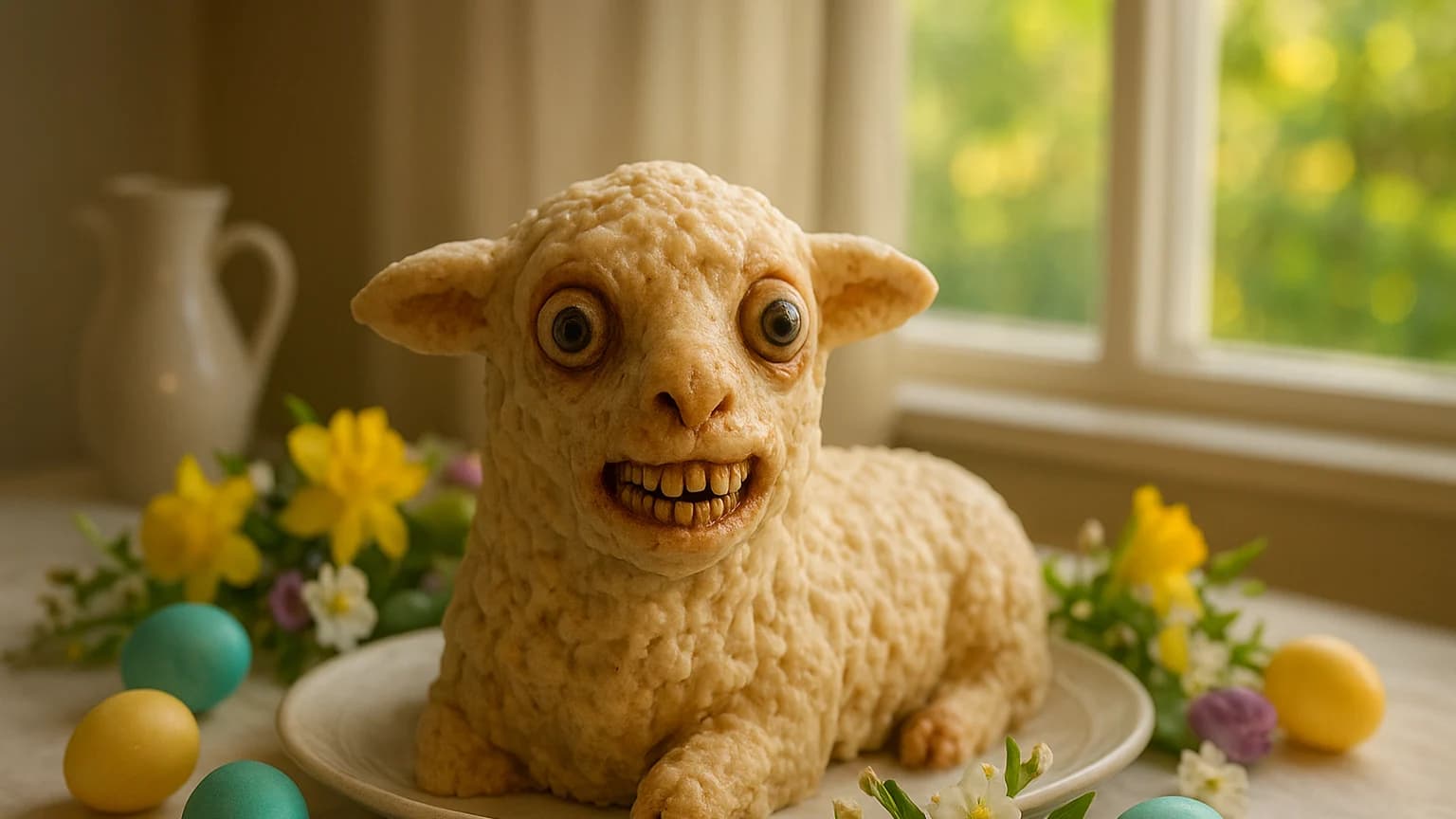 When Easter Cakes Go Wild: The Bizarre Lamb Cake Prank That Shocked Everyone!