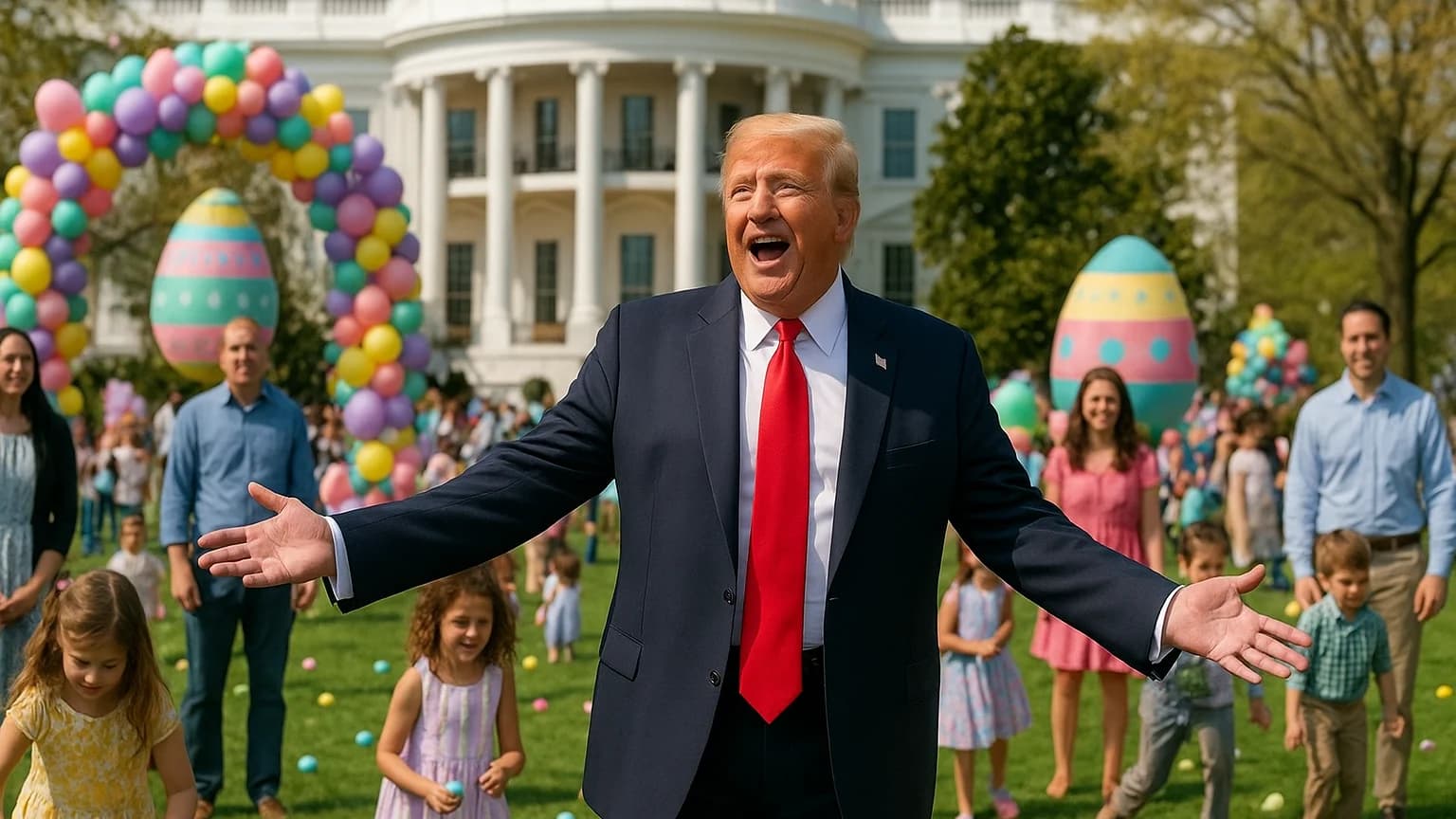 Trump’s Easter Surprise: Back from Rumors and Ready to Roll!