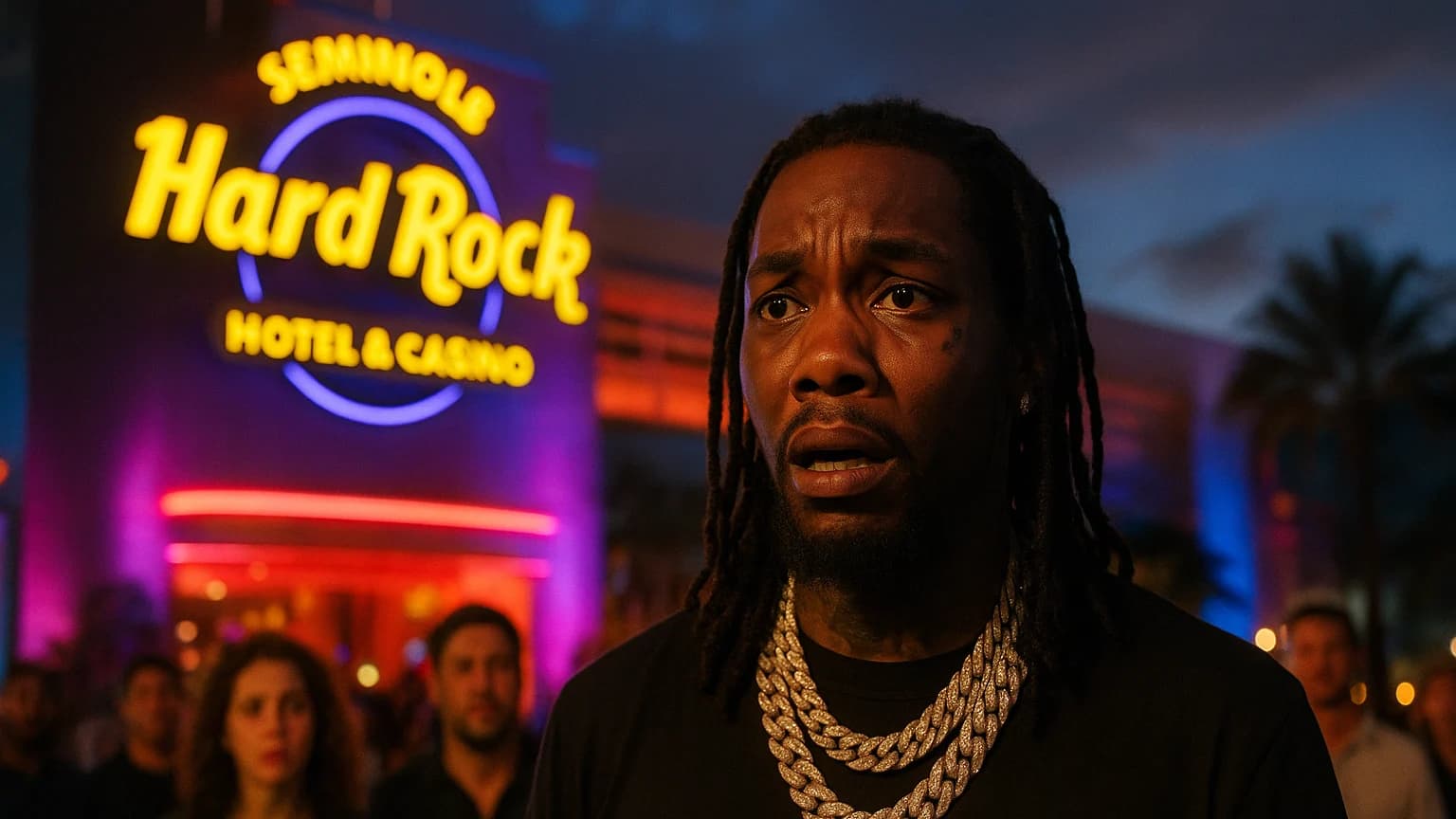 Offset's Scary Brush with Danger: Shot Near Florida Casino!