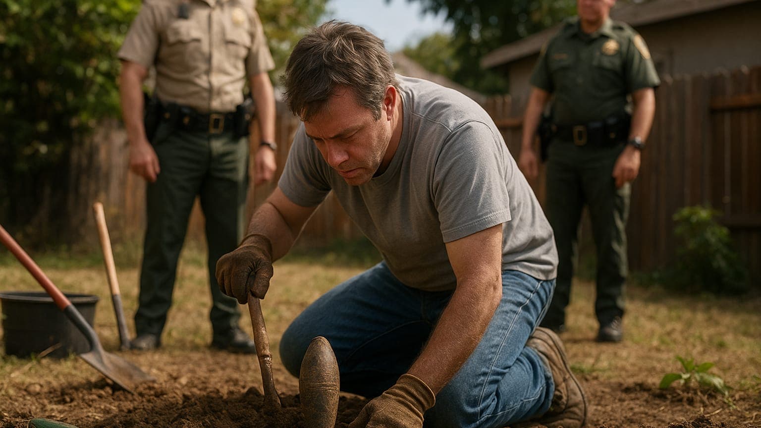 Backyard Discovery Takes a Dangerous Turn: Homeowner Unearths Live Mortar Round!