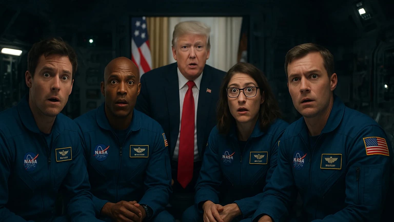 Astronauts Go Silent on Trump: A Cosmic Communication Glitch