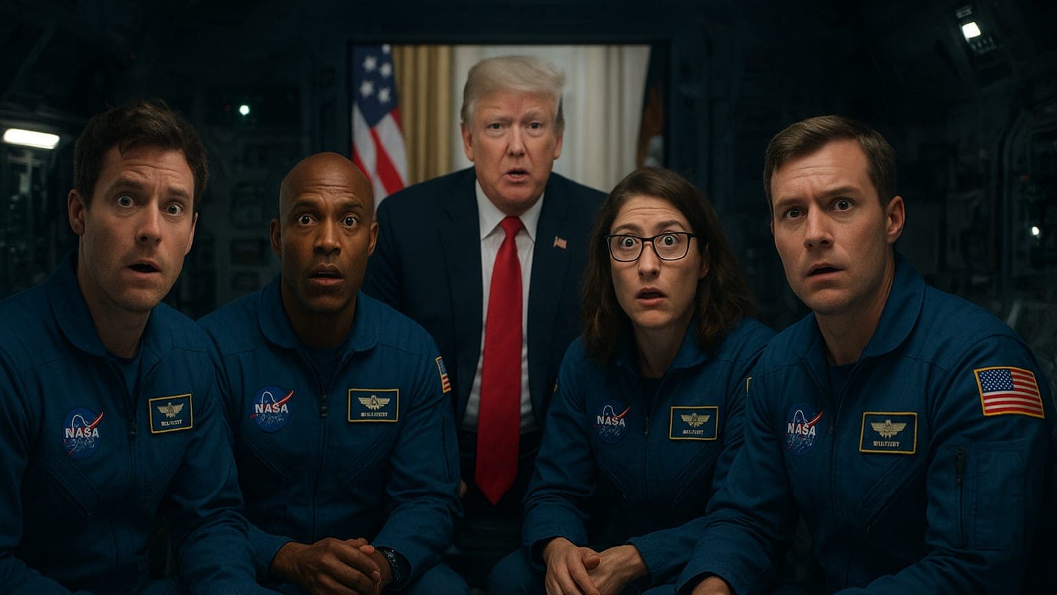 Astronauts Go Silent on Trump: A Cosmic Communication Glitch