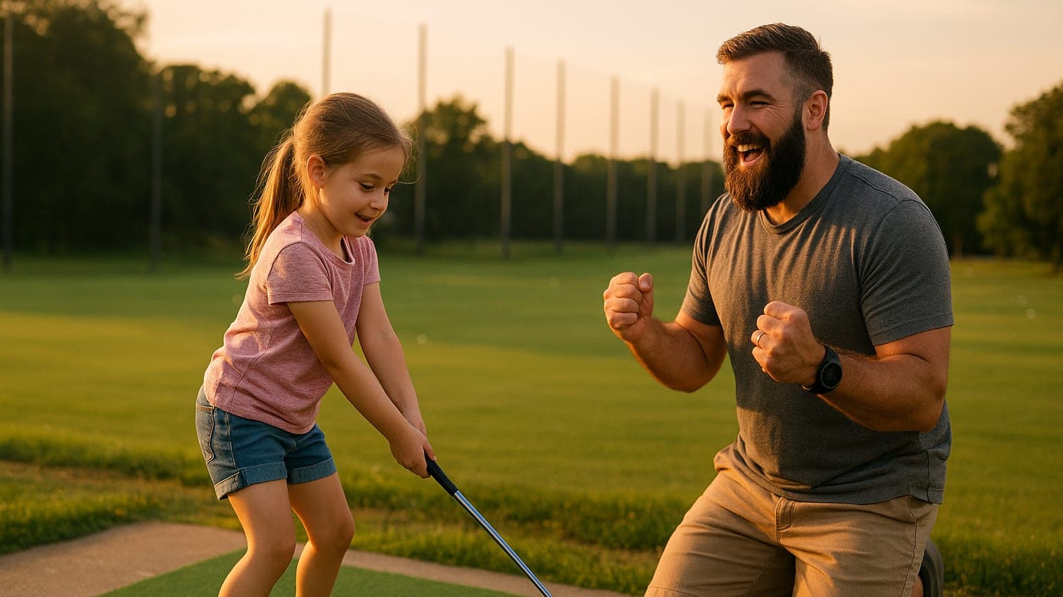 Wyatt Kelce Swings into Golf Fame with Dad Jason's Support!