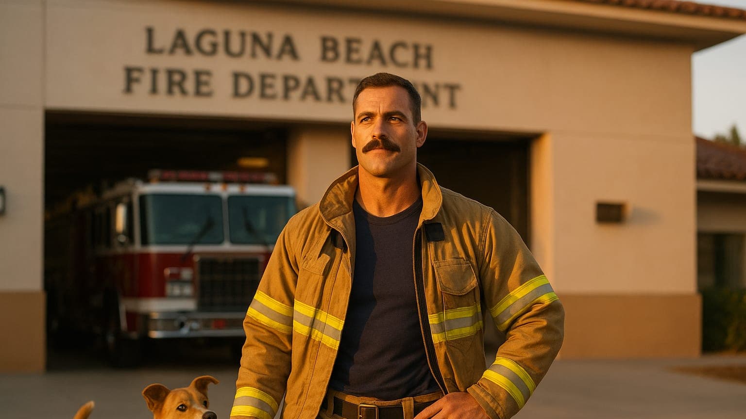 When Your Firefighter Becomes the Internet's Hottest Topic!